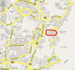 bukit-antarabangsa-map