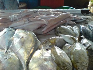 ikan di pasar