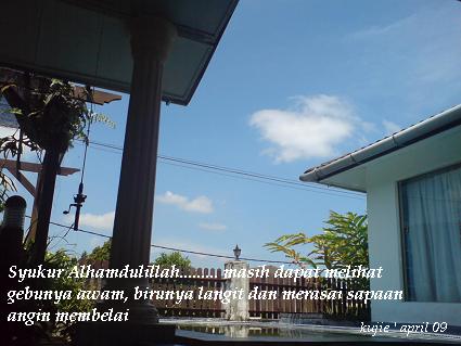 awan awan Sabar dan Syukur