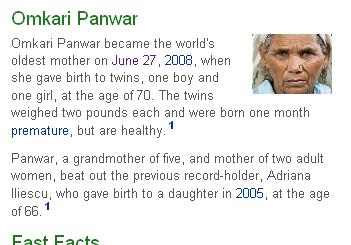 World's oldest mother gives birth to twins at 70