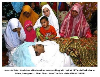 gambar jenazah ustaz asri rabbani
