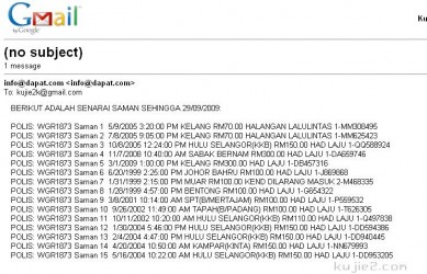 wgr check saman polis trafik melalui sms