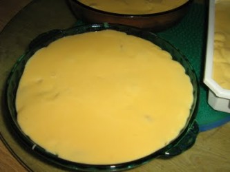 trifle peach yang siap trifle peach yang siap