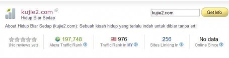 alexa ranking kujie2