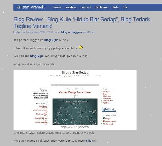 blog review hidup biar sedap Ini Blog Saya Tetapi Saya Suka Awak