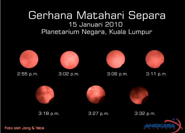 gambar gerhana matahari 15jan Gerhana Matahari Cincin 15 Januari 2010