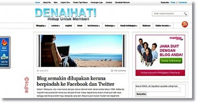 denaihati theme baru 400x209 Hidup Indah Denaihati.Com