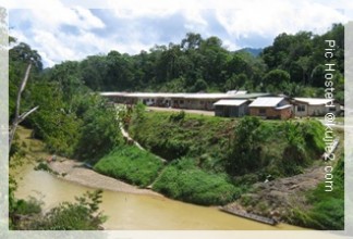 gambar rumah panjang kaum iban
