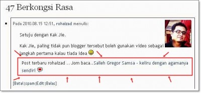 blog kisah Salleh Gregor Samsa blog kisah Salleh Gregor Samsa 400x185 Tips Mudah Blogger : Komen Salleh Groger Samsa