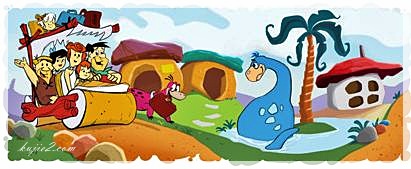 Flintstones Google Doodle The Flintstones   Kenangan Hitam Putih