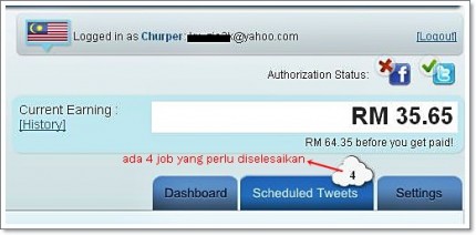 buat duit dengan churp churp 430x212 Macamana Nak Buat Duit Dengan Twitter & ChurpChurp
