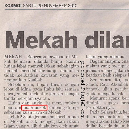 penjodoh bilangan Buah Dan Batang