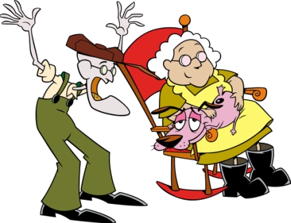 Courage the Cowardly Dog Courage the Cowardly Dog Cewi Dengan Reading Glasses