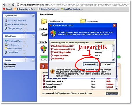 serangan virus Notis  Amaran:  Virus Santa Claus