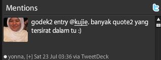 take over blog Dah Lama Kemam, Muntah Juga