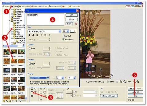 cara buat watermark photoscap Cara Mudah Buat Watermark