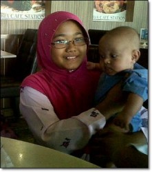 intan dan harith 221x250 Jumpa Arin Dan Rakan Sebaya Intan