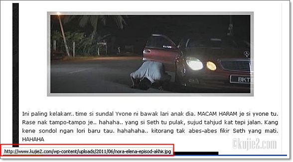 gambar nora elena Seth Tan Buat Sujud Syukur Awak Kutuk, Awak Curi Bandwidth Saya Apa Cer....?