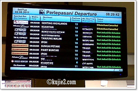 Puduraya Hentian Puduraya , Kenangan Kali Pertama