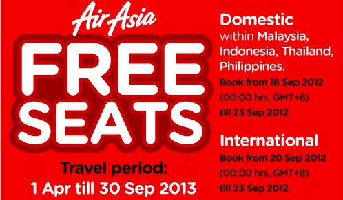 air asia free seats