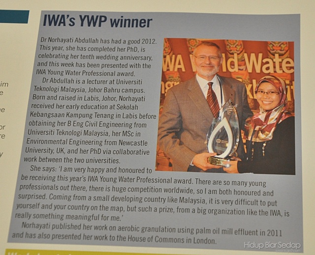 dr norhayati abdullah winner young water professional 2012