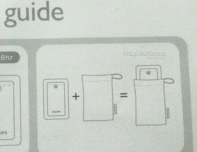 how to put powerbank in the pouch